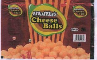 Mama's Cheese Balls (label) Device mark 2109943 Trademark