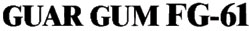 Guar Gum Fg-61 Device mark 1369487 Trademark