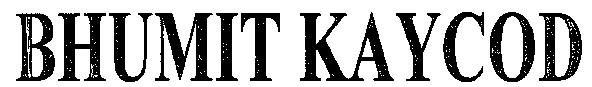 Bhumit Kaycod Device mark 2589712 Trademark