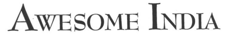 Awesome India (lable) Device mark 1662623 Trademark