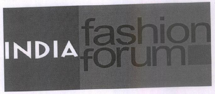 India Fashion Forum With Device Device mark 1628317 Trademark