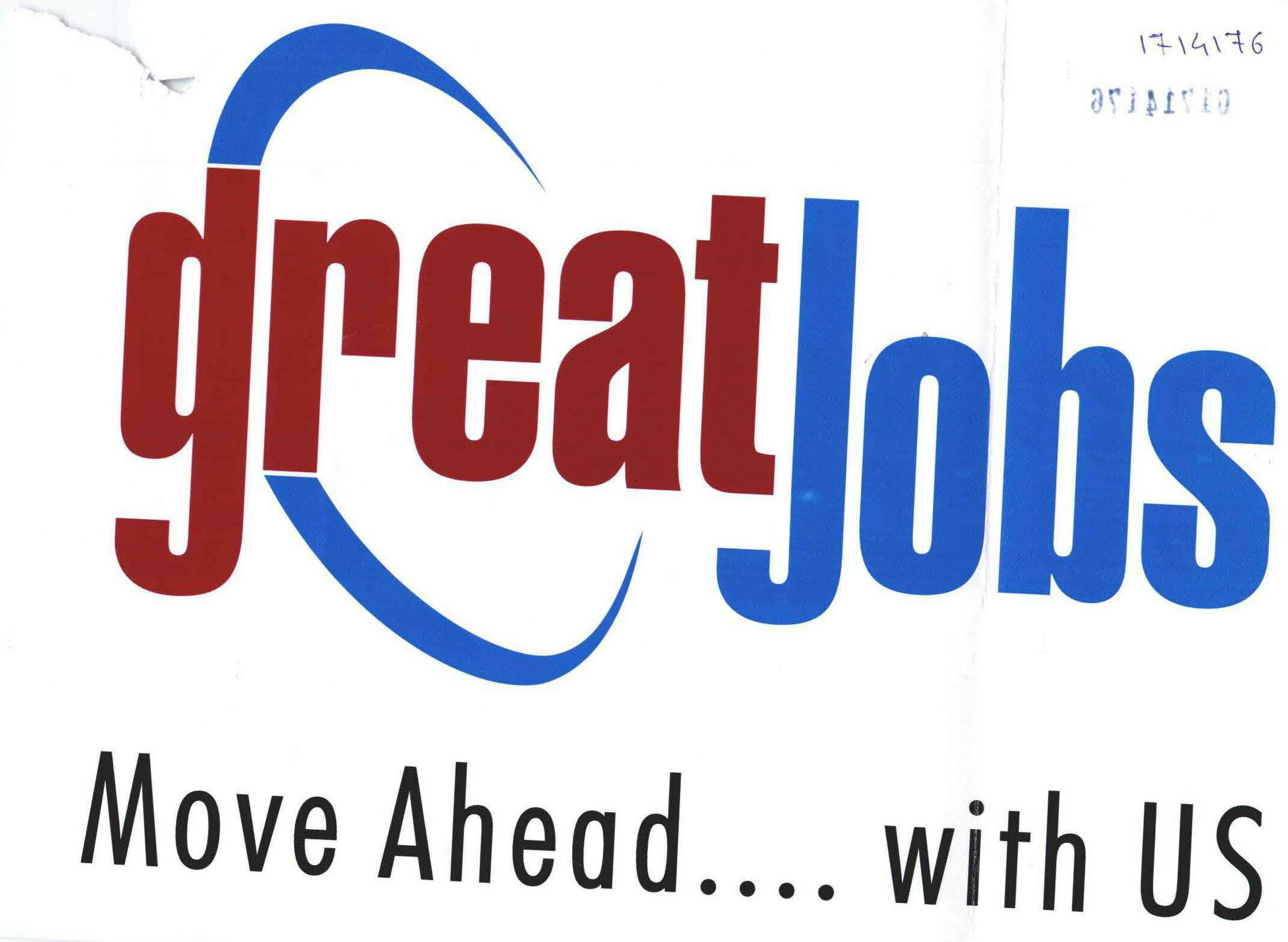 Great Jobs (label) Device mark 1714176 Trademark