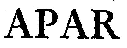 Apar (logo) Device mark 2307499 Trademark