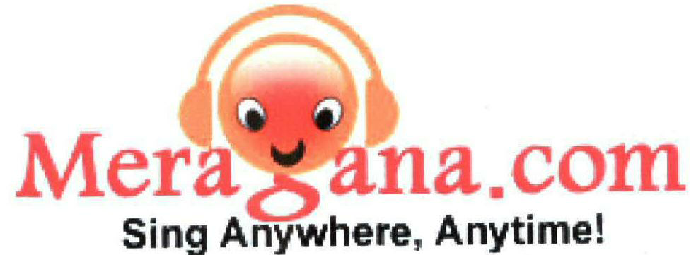 Mera Gana.com Sing Anywhere, Anytime Device mark 1980526 Trademark