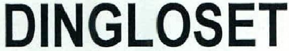 Dingloset Device mark 2410668 Trademark
