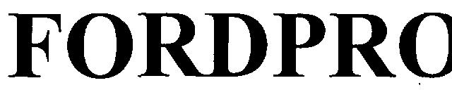 Fordpro (logo) Device mark 2262669 Trademark