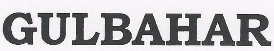 Gulbahar Device mark 1604692 Trademark