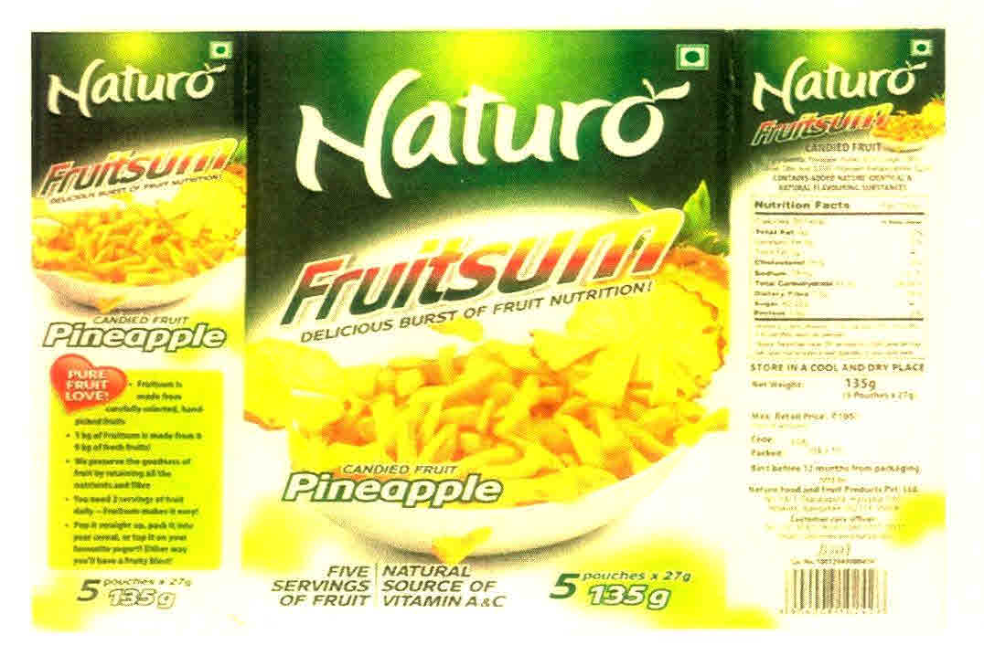 Naturo Fruitsum Pineapple Device mark 2986597 Trademark