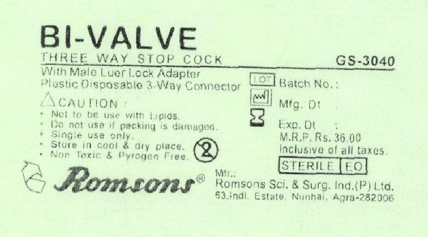 Bi- Valve Device mark 1544113 Trademark