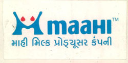 M Logo Maahi With Word Maahi Milk Producer Company Device mark 2502105 Trademark