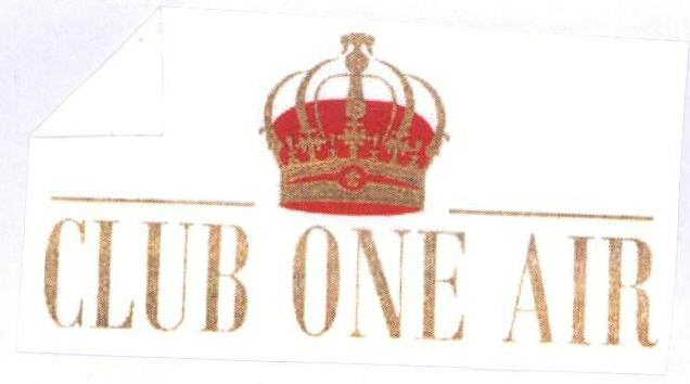 Club One Air With Label Device mark 1493793 Trademark