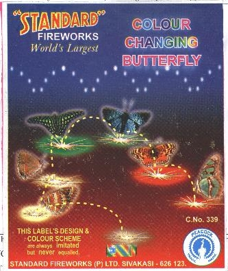 "standard" Colour Changing, Butterfly Device mark 1630095 Trademark
