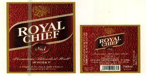 Royal Chief No.1 Device mark 2951041 Trademark