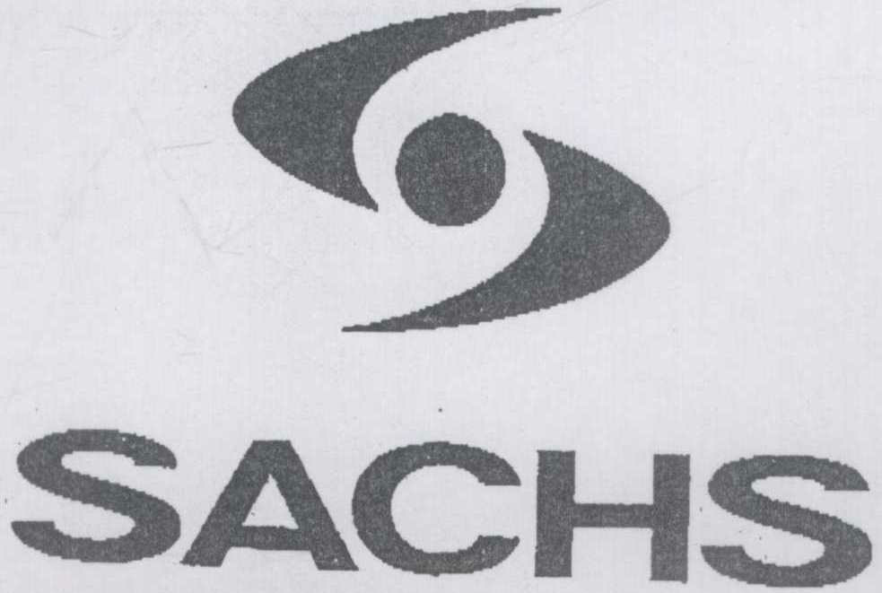 Sachs (logo) Device mark 1121296 Trademark