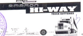 Amaron Hi-way Device mark 1153789 Trademark
