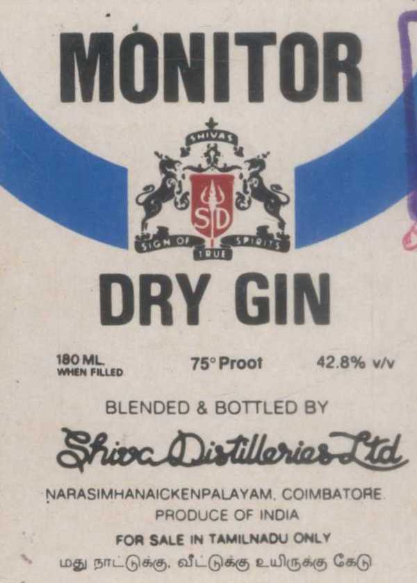 Monitor {dry Gin} Device mark 659422 Trademark