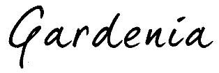 Gardenia Device mark 2500622 Trademark