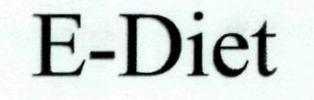 E-diet Device mark 2498376 Trademark