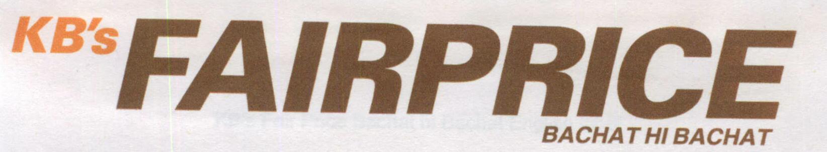 Kd's Fairprice Device mark 1578400 Trademark