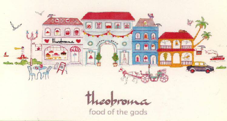 Theobroma Food Of The Gods (device Of Buildings) Device mark 2301544 Trademark