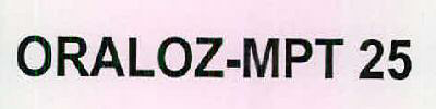 Oraloz-mpt 25 Device mark 2461765 Trademark