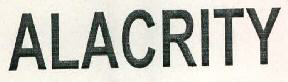 Alacrity Device mark 2492173 Trademark