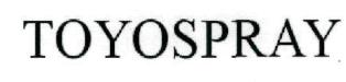 Toyospray Device mark 2450201 Trademark