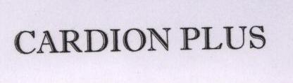 Cardion Plus Device mark 1784637 Trademark