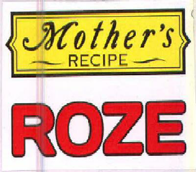 Mother's Recipe Roze Device mark 2271806 Trademark