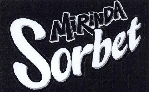 Mirinda Sorbet(label) Device mark 1543683 Trademark