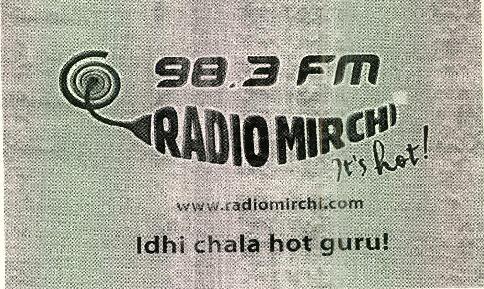 98.3 Fm Radio Mirchi Device mark 2620461 Trademark