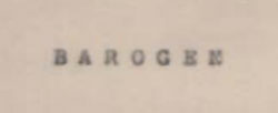 Barogen Device mark 452042 Trademark
