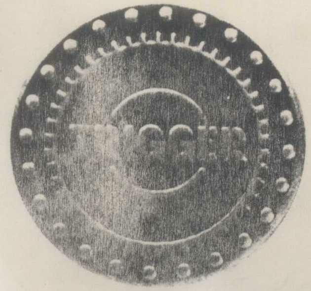 Trigger (label) Device mark 767308 Trademark