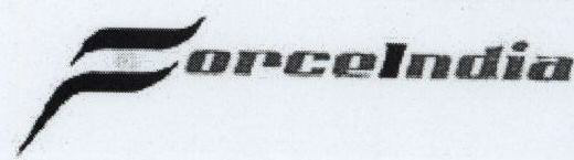Forceindia (stylized) Device mark 1686568 Trademark