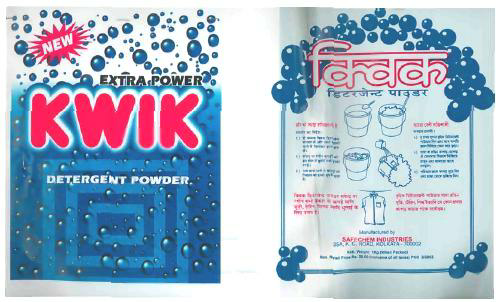 Kwik ( Device With Plastic Bag ) Device mark 1096808 Trademark