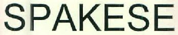 Spakese Device mark 2646320 Trademark