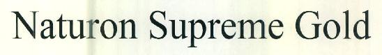 Naturon Supreme Gold Device mark 2932575 Trademark