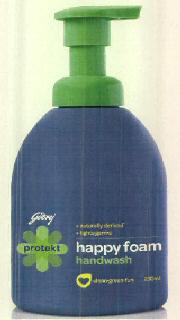 Godrej Protekt Happy Foam Handwash (device Of Bottle) Device mark 2740313 Trademark
