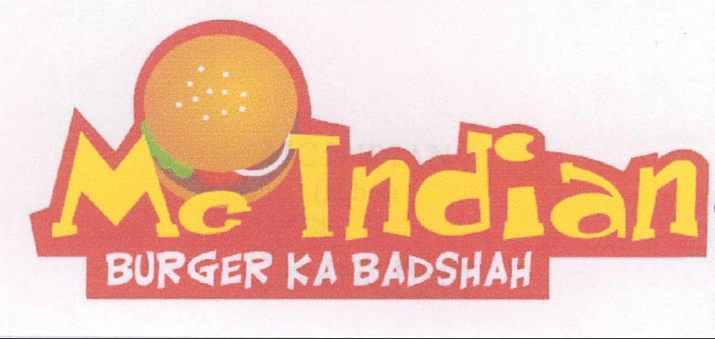 Mc Indian Burger Ka Badshah Device mark 2122720 Trademark