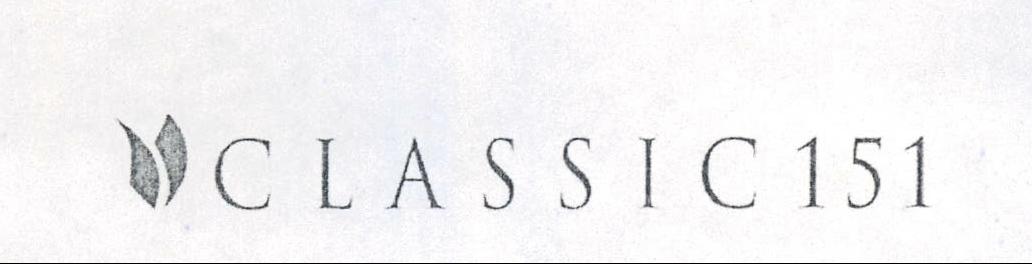 Classic 151 (other Geometrical Figures) Device mark 1444314 Trademark