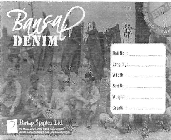 Bansal Denim (device) Device mark 2245932 Trademark