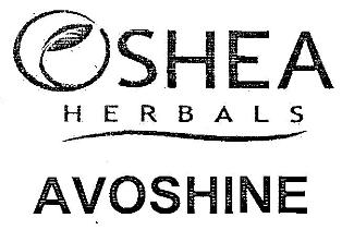 Oshea Herbals Avoshine (label) Device mark 2191766 Trademark