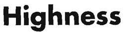 Highness Device mark 807618 Trademark