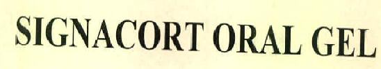 Signacort Oral Gel Device mark 2973184 Trademark