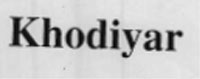 Khodiyar Device mark 1012609 Trademark