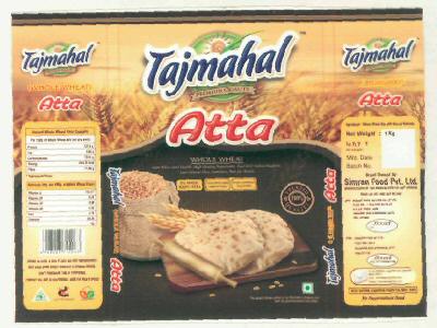 Tajmahal Atta (label) Device mark 2806321 Trademark