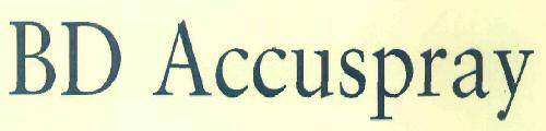 Bd Accuspray Device mark 2939418 Trademark