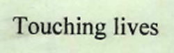 Touching Lives Device mark 1696105 Trademark