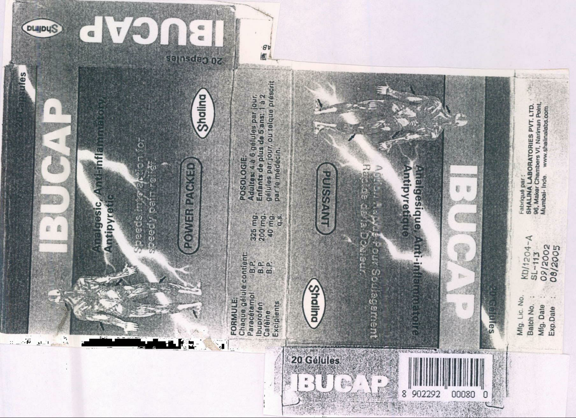 Ibucap (label) Device mark 1290440 Trademark