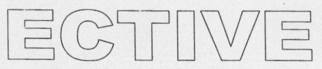 Ective (letter Written In Double Outline) Device mark 1588138 Trademark
